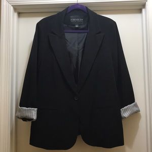 Forever 21 Cuffed Blazer